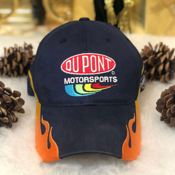 Vintage NASCAR DuPont Motorsports Jeff Gordon Flames Strapback Hat