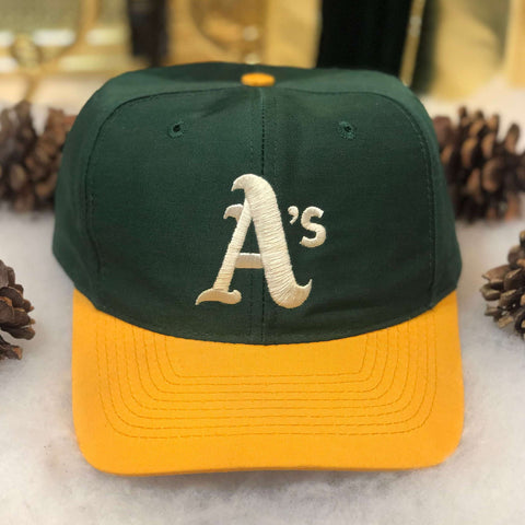Vintage MLB Oakland Athletics Logo Athletic Twill Snapback Hat