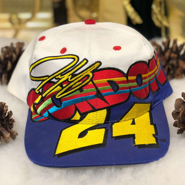 Vintage NASCAR Jeff Gordon Big Letters Twill Snapback Hat