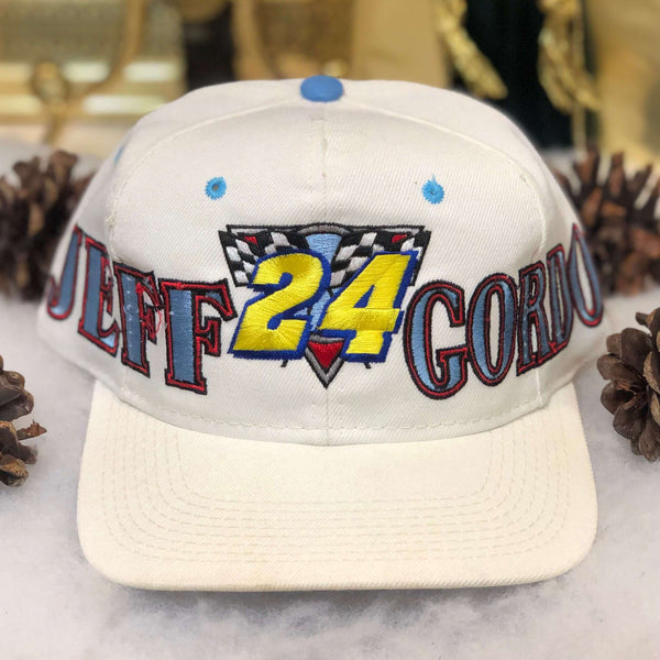 Vintage NASCAR Jeff Gordon Spellout YoungAn Wool Snapback Hat