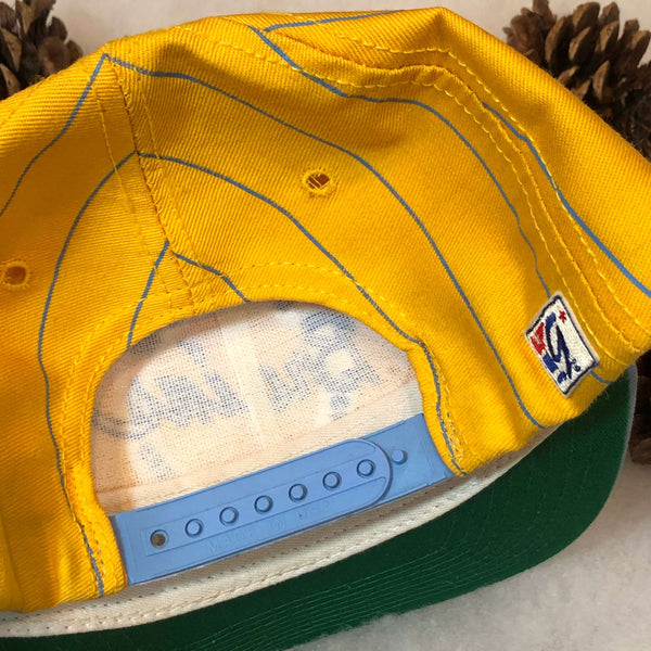 Vintage NCAA UCLA Bruins The Game Circle Logo Pinstripe Twill Snapback Hat