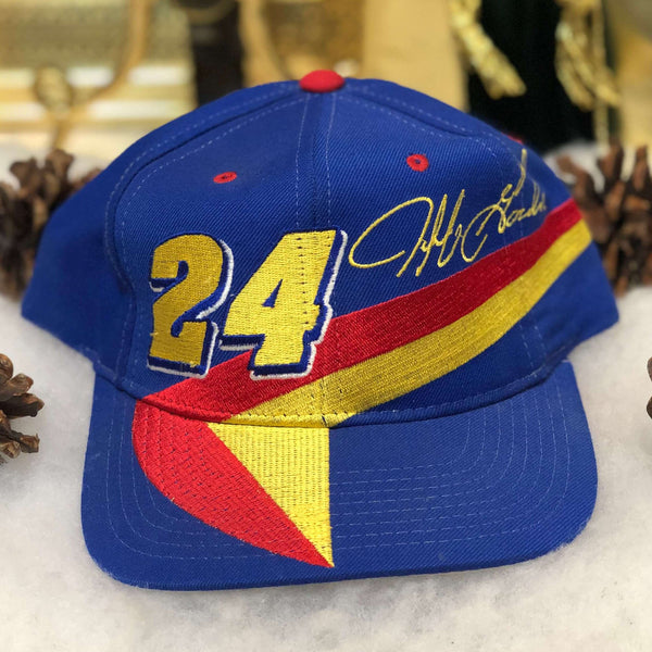 Vintage NASCAR Jeff Gordon Nutmeg Mills Racing Wool Snapback Hat