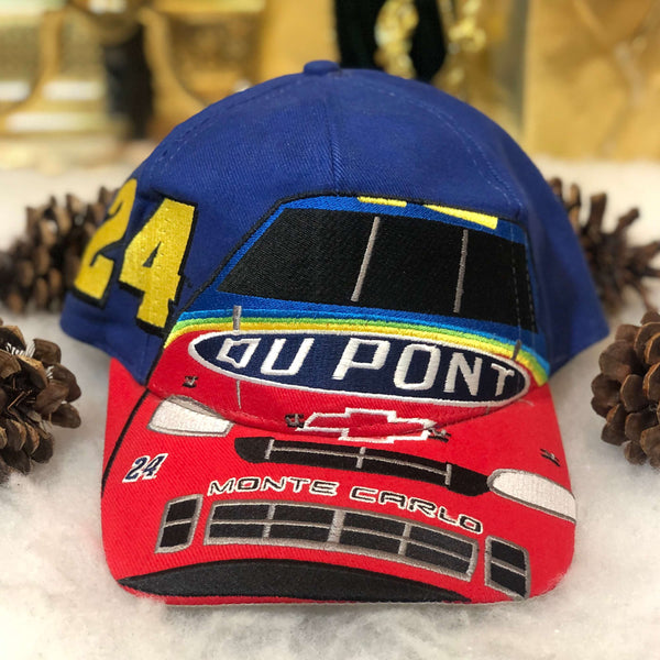 Vintage NASCAR Jeff Gordon Stock Car Big Logo Snapback Hat