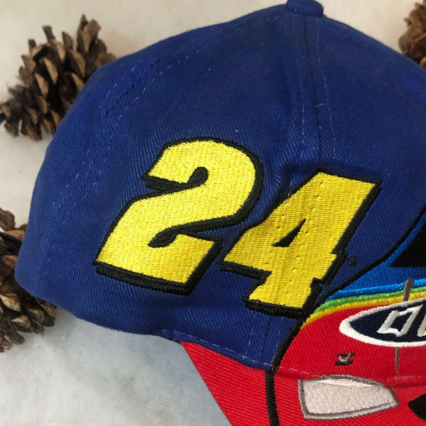 Vintage NASCAR Jeff Gordon Stock Car Big Logo Snapback Hat