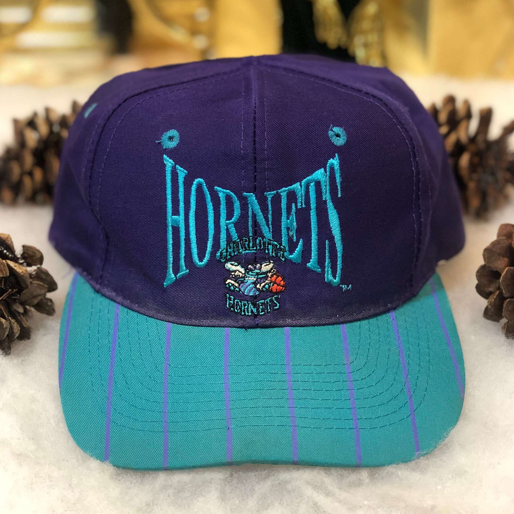 Vintage NBA Charlotte Hornets The Game Twill Snapback Hat
