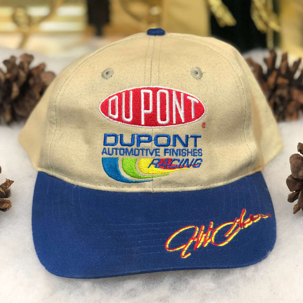 Vintage NASCAR DuPont Automotive Finishes Racing Jeff Gordon Brim Signature Snapback Hat