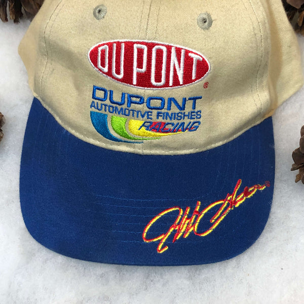 Vintage NASCAR DuPont Automotive Finishes Racing Jeff Gordon Brim Signature Snapback Hat