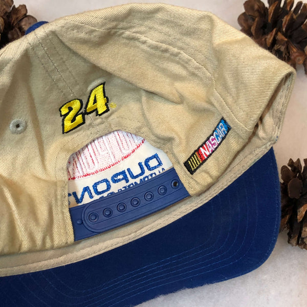 Vintage NASCAR DuPont Automotive Finishes Racing Jeff Gordon Brim Signature Snapback Hat