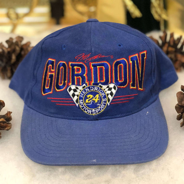 Vintage NASCAR Jeff Gordon DuPont Nutmeg Mills Racing Snapback Hat