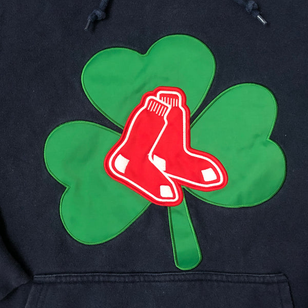 MLB Boston Red Sox St. Patrick's Day Nike Hoodie Sweatshirt (L)