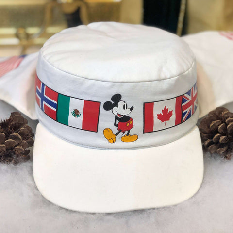 Vintage Disney Mickey Mouse Epcot Center Stretch Fit Hat