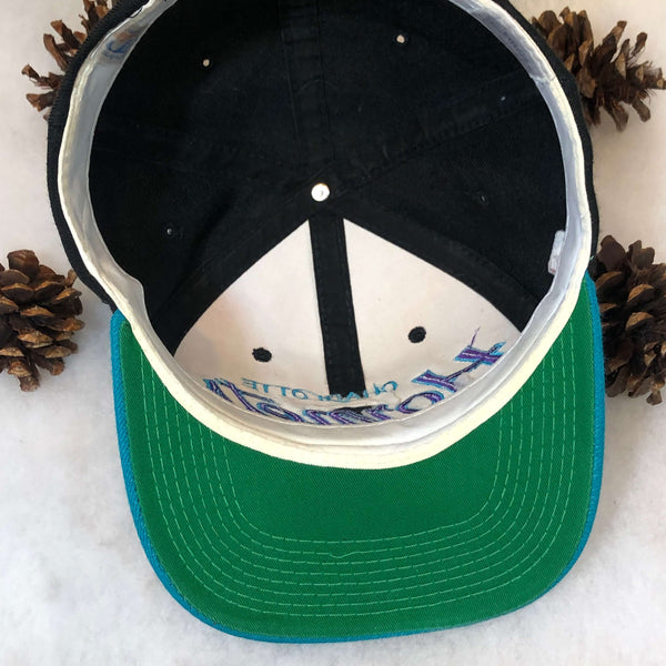Vintage NBA Charlotte Hornets Sports Specialties Script Wool Snapback Hat