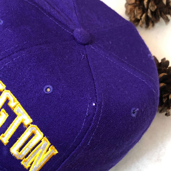 Vintage NCAA Washington Huskies Starter Arch Wool Snapback Hat