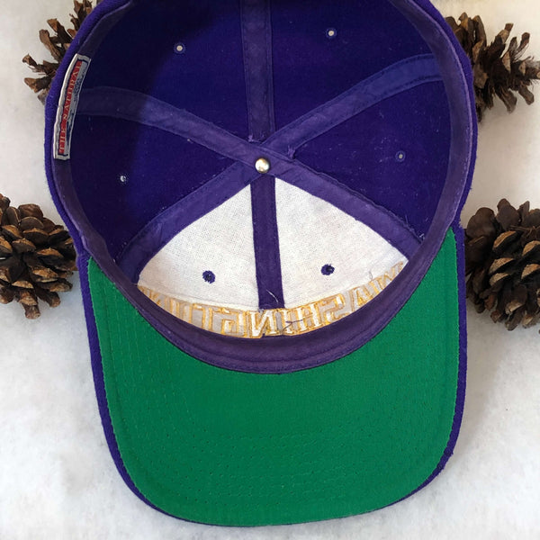 Vintage NCAA Washington Huskies Starter Arch Wool Snapback Hat