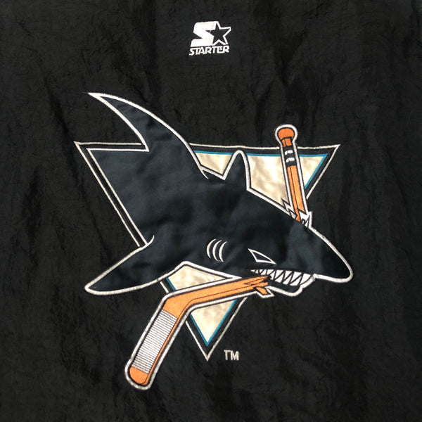 Vintage NHL San Jose Sharks Starter Puffer Jacket (XL)