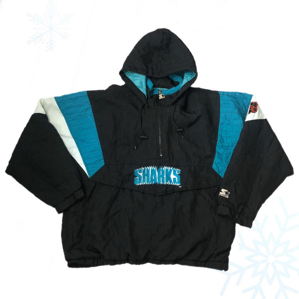 Vintage NHL San Jose Sharks Starter Puffer Jacket (XL)