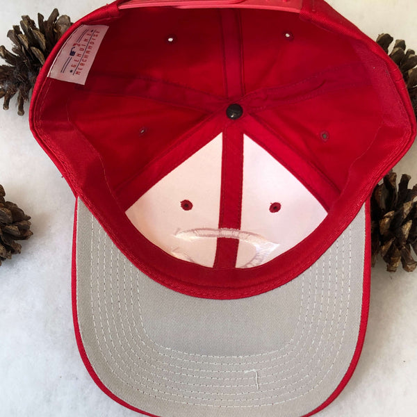 Vintage MLB Cincinnati Reds Drew Pearson Twill Snapback Hat