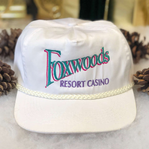 Vintage Foxwoods Resort Casino Twill Snapback Hat