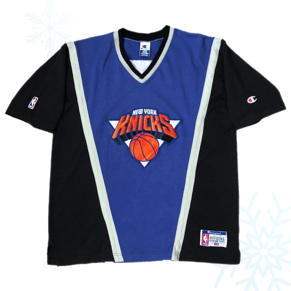 Vintage NBA New York Knicks Champon Warmup Shooting Shirt (L)
