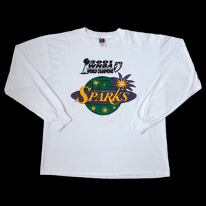 Vintage 2001 WNBA Champions Los Angeles Sparks Long Sleeve Shirt (L)