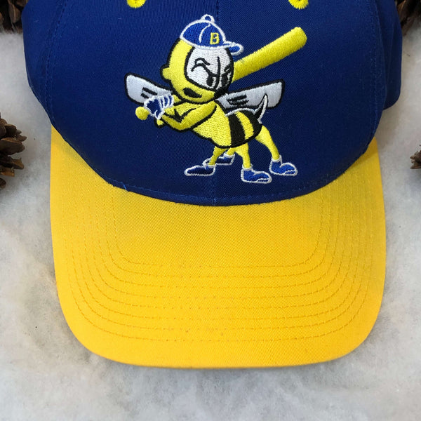 Vintage MiLB Burlington Bees Outdoor Cap Twill Strapback Hat