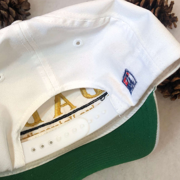 Vintage NCAA Purdue Boilermakers Dad The Game Split Bar Twill Snapback Hat