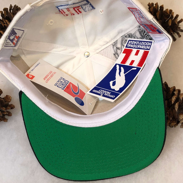 Vintage Deadstock NWT IHL Cleveland Lumberjacks Sports Specialties Laser Snapback Hat