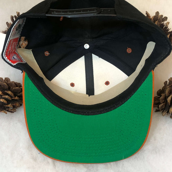 Vintage Deadstock NWT NCAA Texas Longhorns The G Cap Wave Twill Snapback Hat