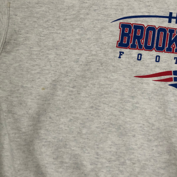 Vintage Brookline-Jamaica Plain Patriots Youth Pop Warner Football Crewneck Sweatshirt (XXL)