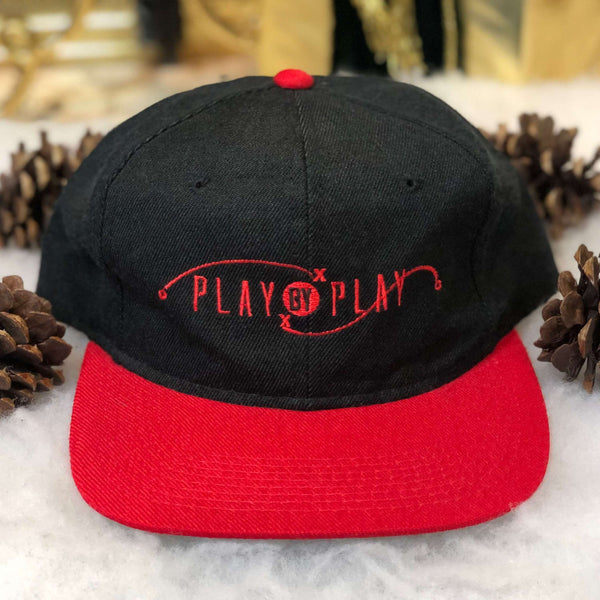 Vintage Play By Play Restaurant Madison Square Garden New York City Wool Designer Award YoungAn Snapback Hat