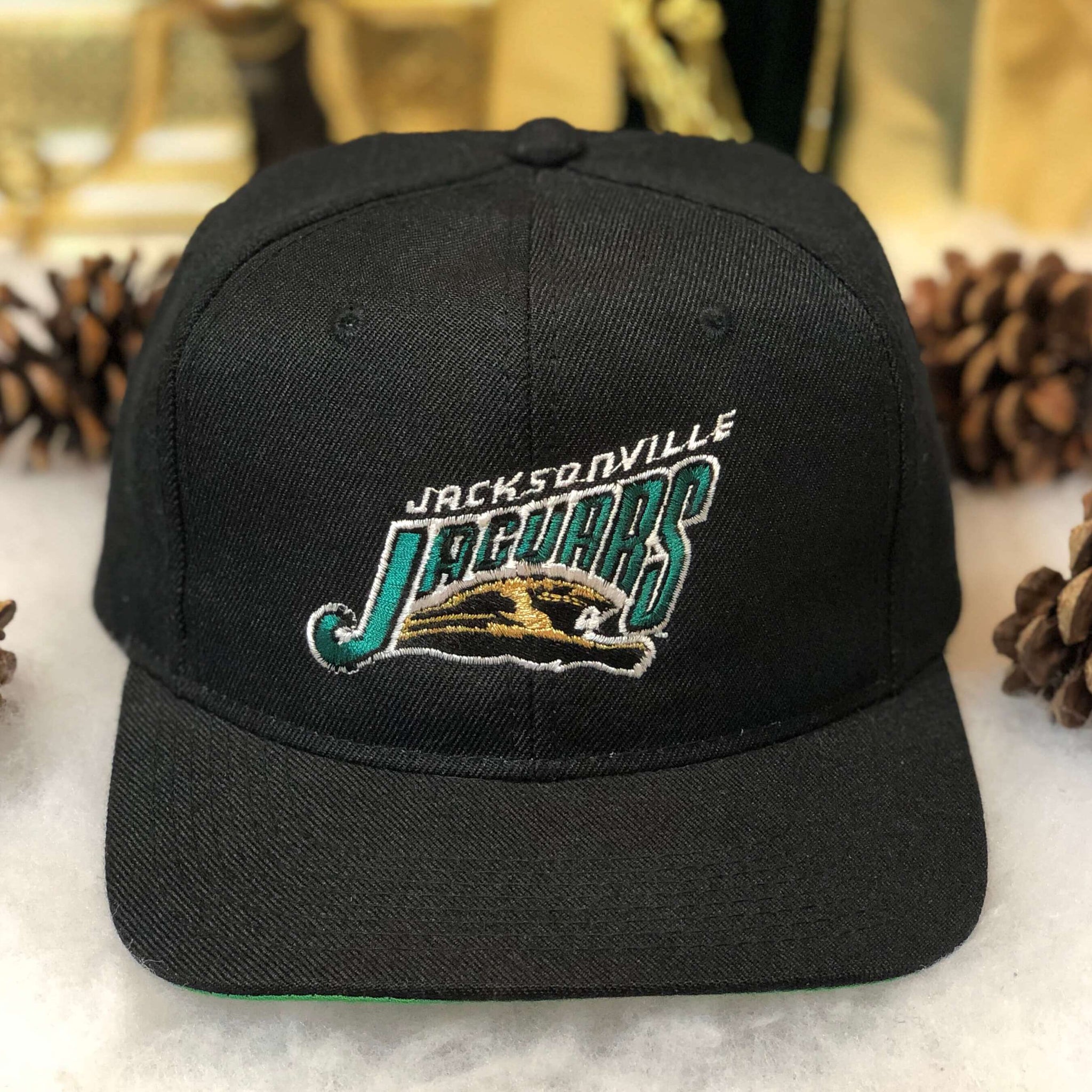 Vintage NFL Jacksonville Jaguars The Game Wool Snapback Hat