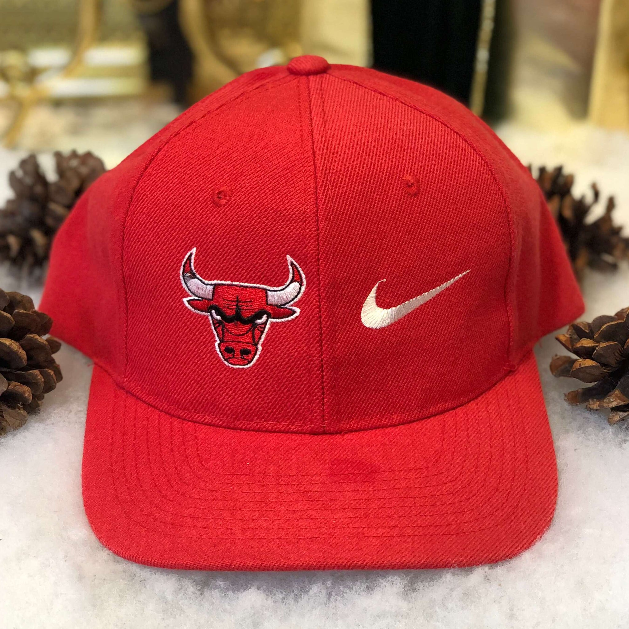 Vintage NBA Chicago Bulls Bootleg Nike Wool Snapback Hat