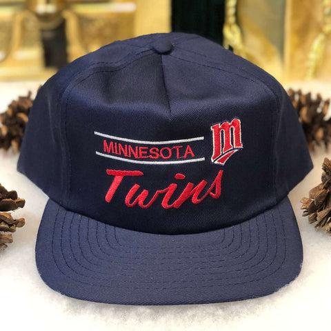 Vintage Deadstock NWT MLB Minnesota Twins Annco Twill Snapback Hat