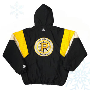 Vintage AHL Providence Bruins Starter Heavyweight Puffer Jacket (XL)