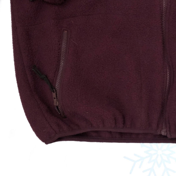 Vintage Columbia Sportswear Maroon Burgundy Fleece Pullover (L)