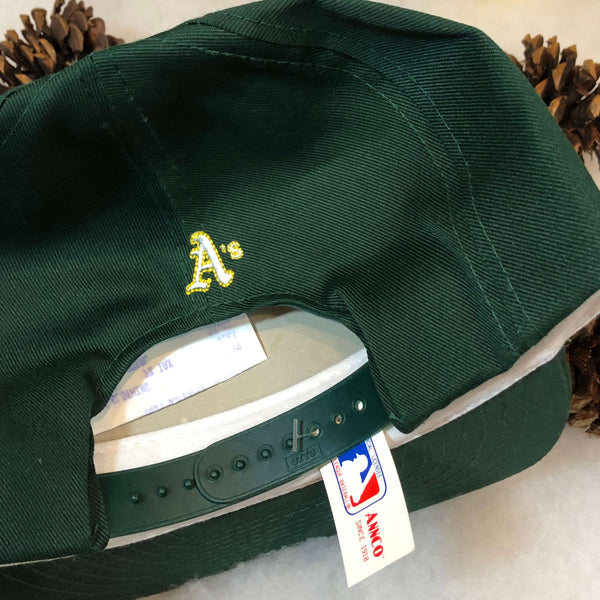 Vintage Deadstock NWT MLB Oakland Athletics Annco Twill Snapback Hat
