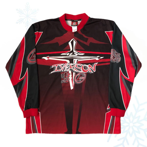 Vintage Allen Iverson The Answer I3 Reebok BMX Motorcross Jersey (M)