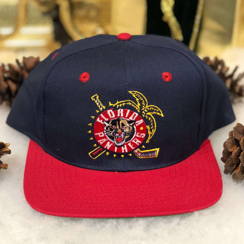 Vintage Deadstock NWOT NHL Florida Panthers Annco Twill Snapback Hat