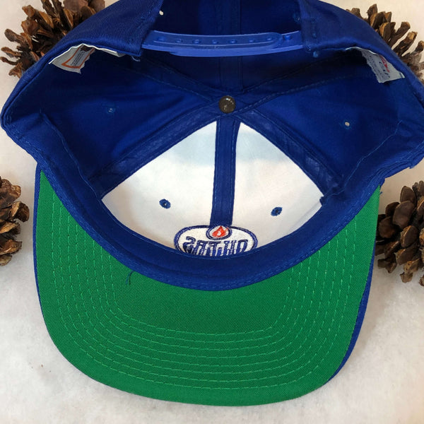 Vintage Deadstock NWOT NHL Edmonton Oilers The G Cap Twill Snapback Hat