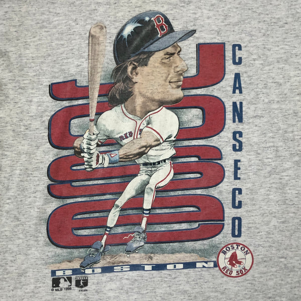 Vintage MLB Jose Canseco Boston Red Sox Salem Sportswear Caricature T-Shirt (L)