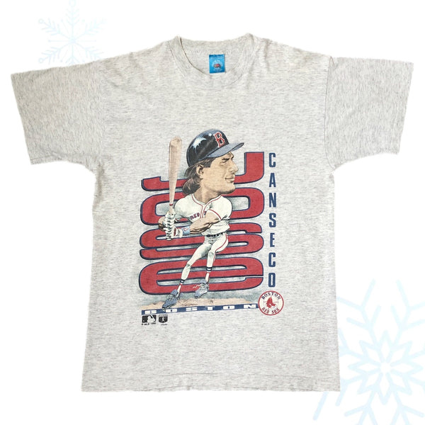 Vintage MLB Jose Canseco Boston Red Sox Salem Sportswear Caricature T-Shirt (L)