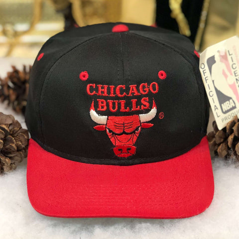 Vintage Deadstock NWT NBA Chicago Bulls Drew Pearson YoungAn Twill Snapback Hat