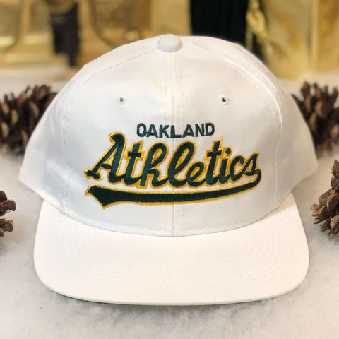 Vintage Deadstock NWT MLB Oakland Athletics Sports Specialties Twill Snapback Hat
