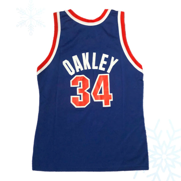 Vintage NBA New York Knicks Charles Oakley Champion Jersey Size 40