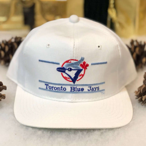 Vintage MLB Toronto Blue Jays The Game Split Bar Twill Snapback Hat