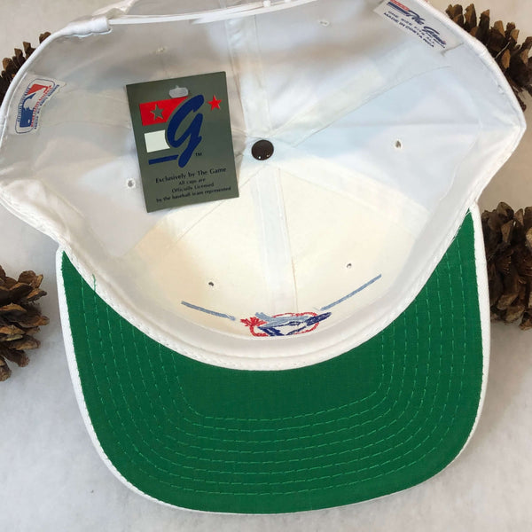 Vintage MLB Toronto Blue Jays The Game Split Bar Twill Snapback Hat