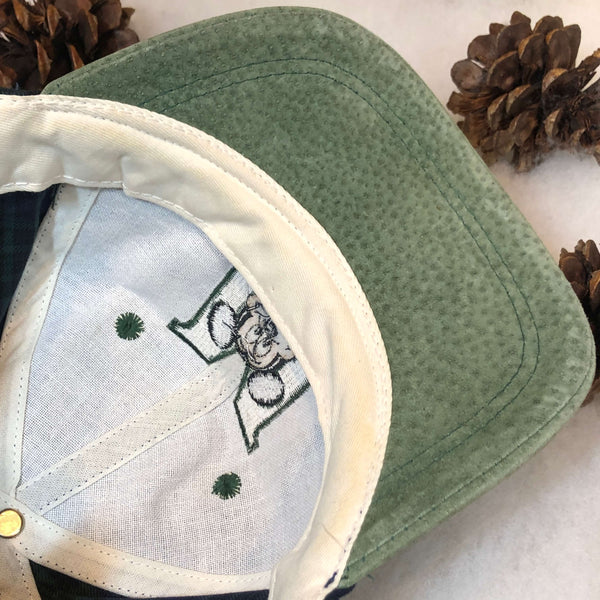 Vintage Disney Mickey Mouse Plaid Snapback Hat