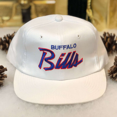Vintage Deadstock NWOT NFL Buffalo Bills Sports Specialties Twill Script Snapback Hat