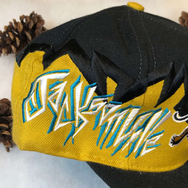Vintage Deadstock NWOT NFL Jacksonville Jaguars Drew Pearson Jagged Edge Wool Snapback Hat