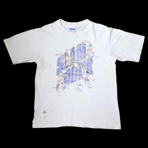 Vintage 1989 NBA Slam Dunk Contest All Star Weekend Houston Salem Sportswear T-Shirt (M)